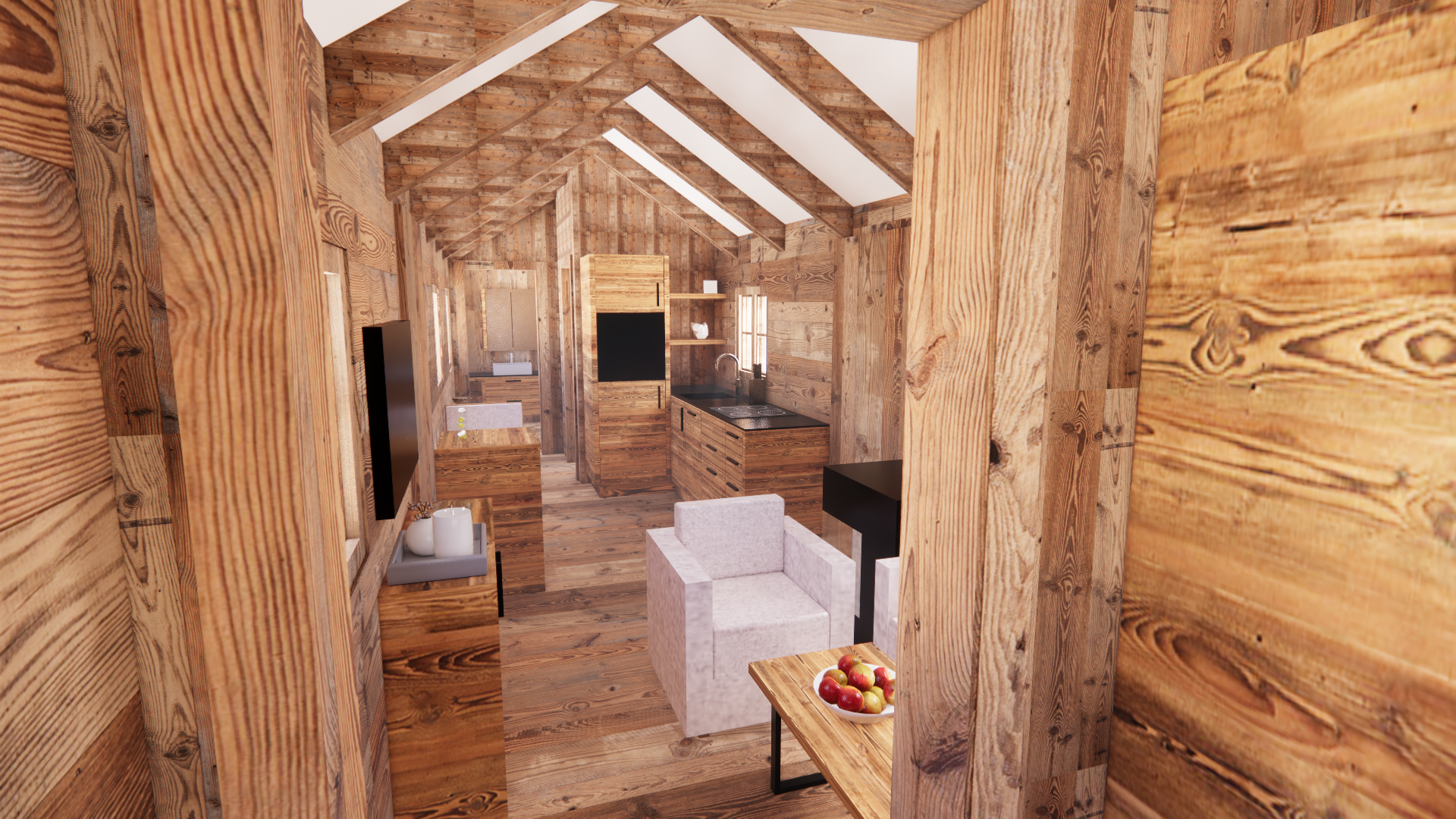 Offener Küchenbereich