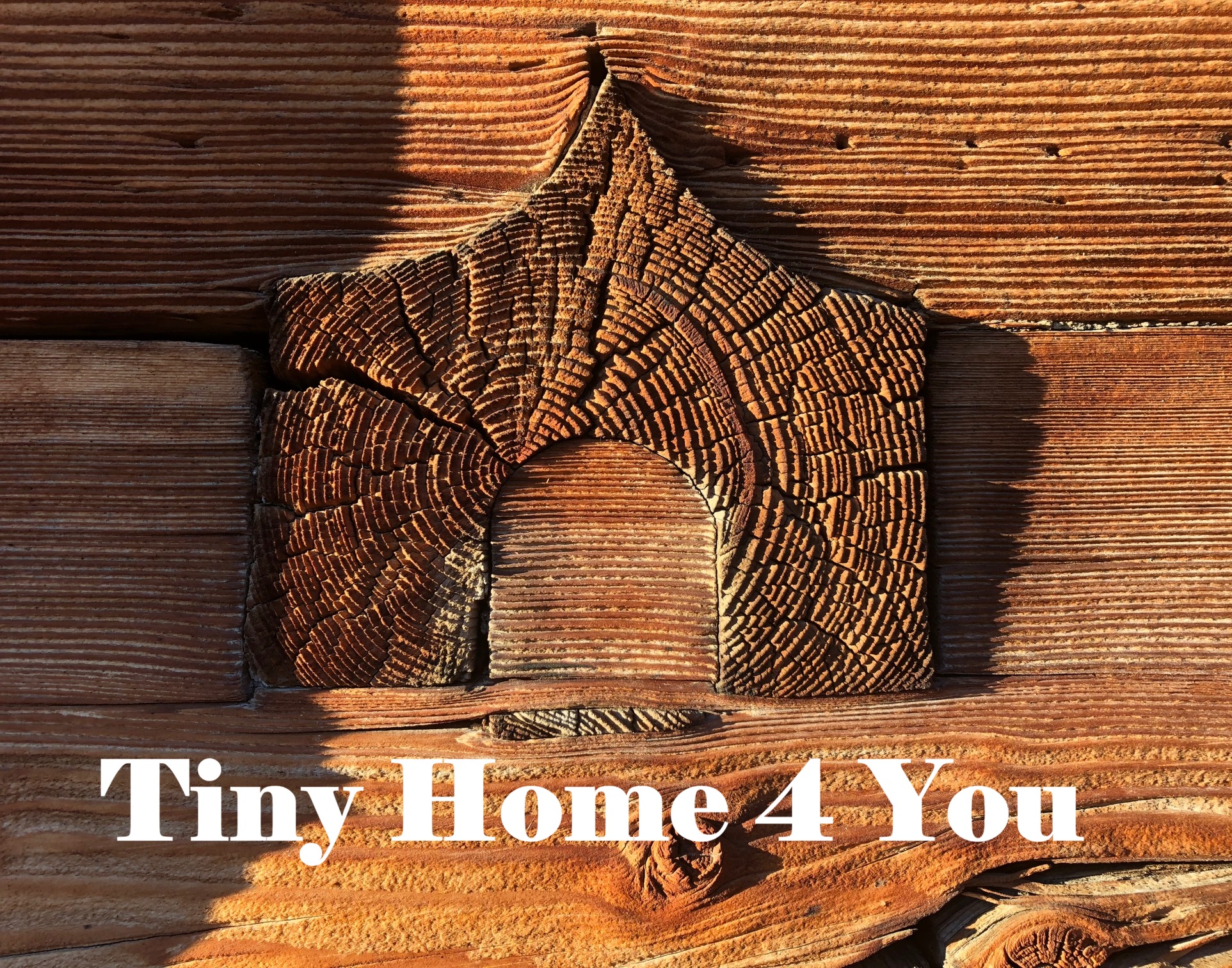 TinyHome4You Logo in Holz